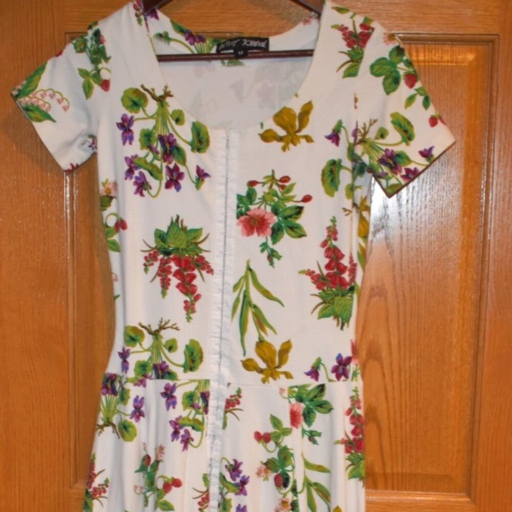 Betsey Johnson Floral Midi Dress